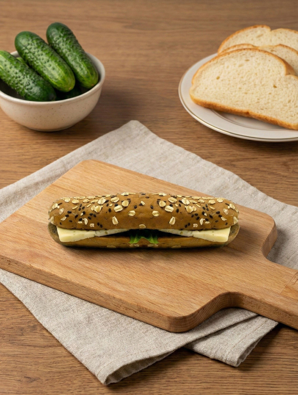 Halloumi Fresh in Hotdog Bun (6 in) — image 2