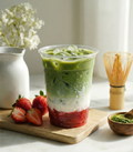 Strawberry Matcha — Kaze Café