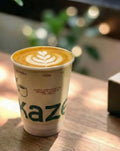Hot Vanilla Latte — Kaze Café